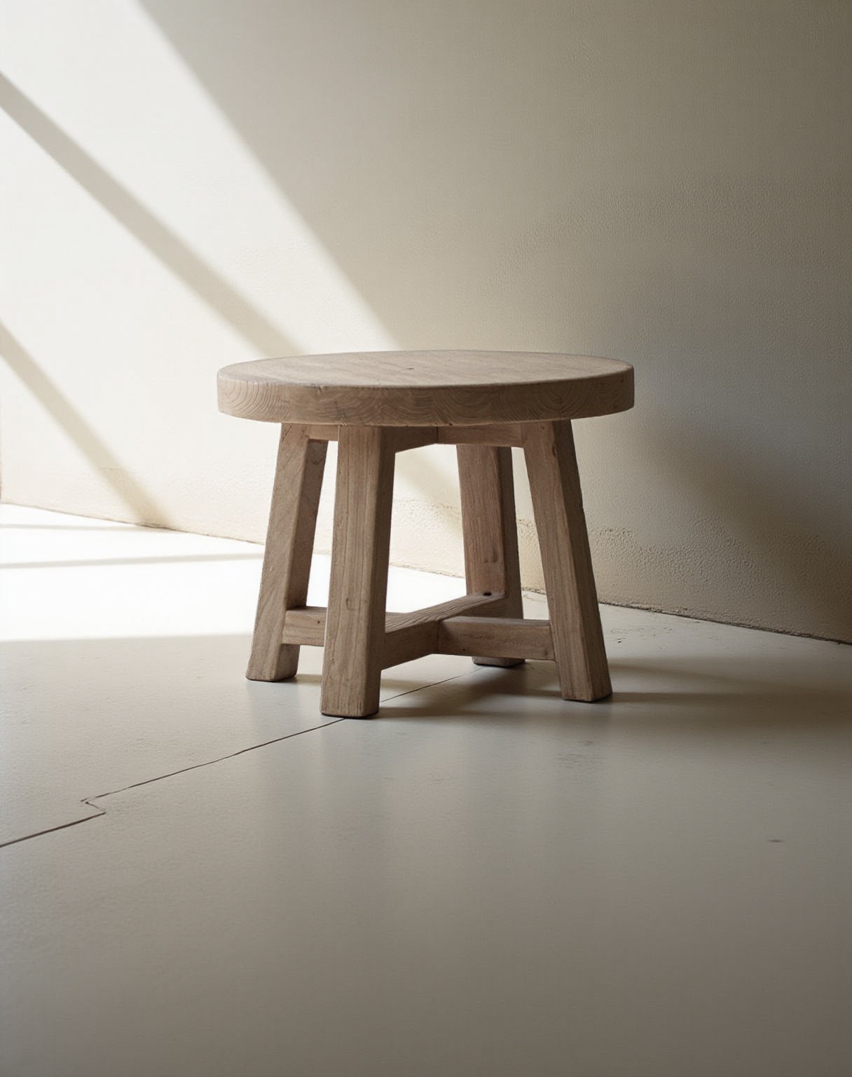 SOLANO NATURAL ELM COFFEE TABLE 60cm diameter