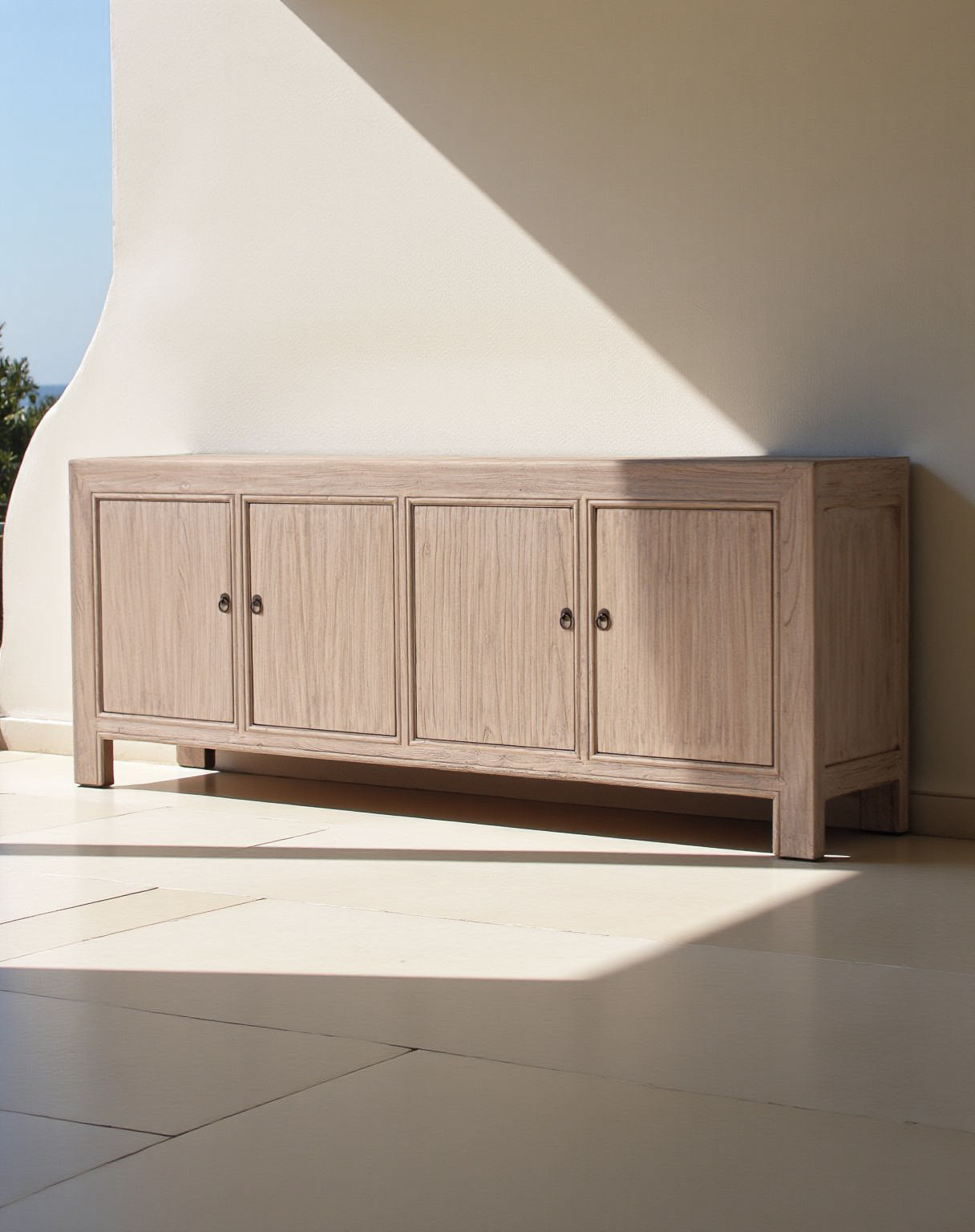 TISA NATURAL ELM SIDEBOARD