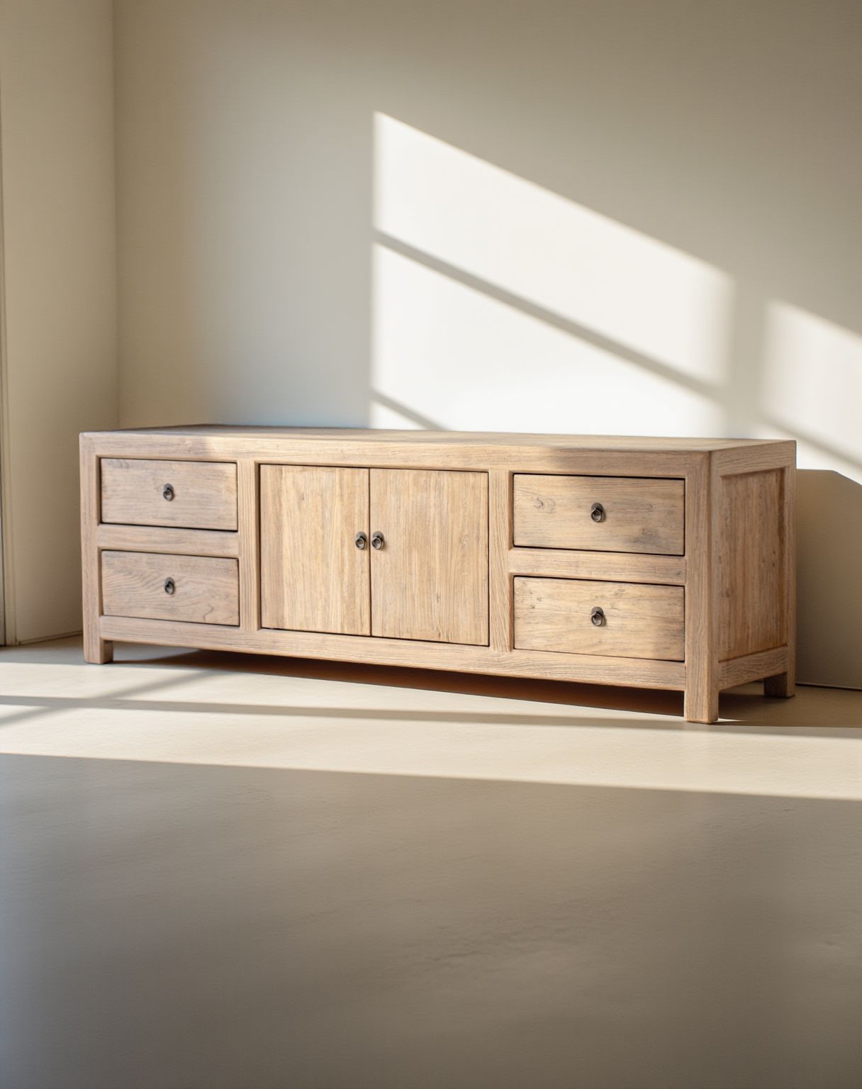 ZORA NATURAL ELM TV CABINET