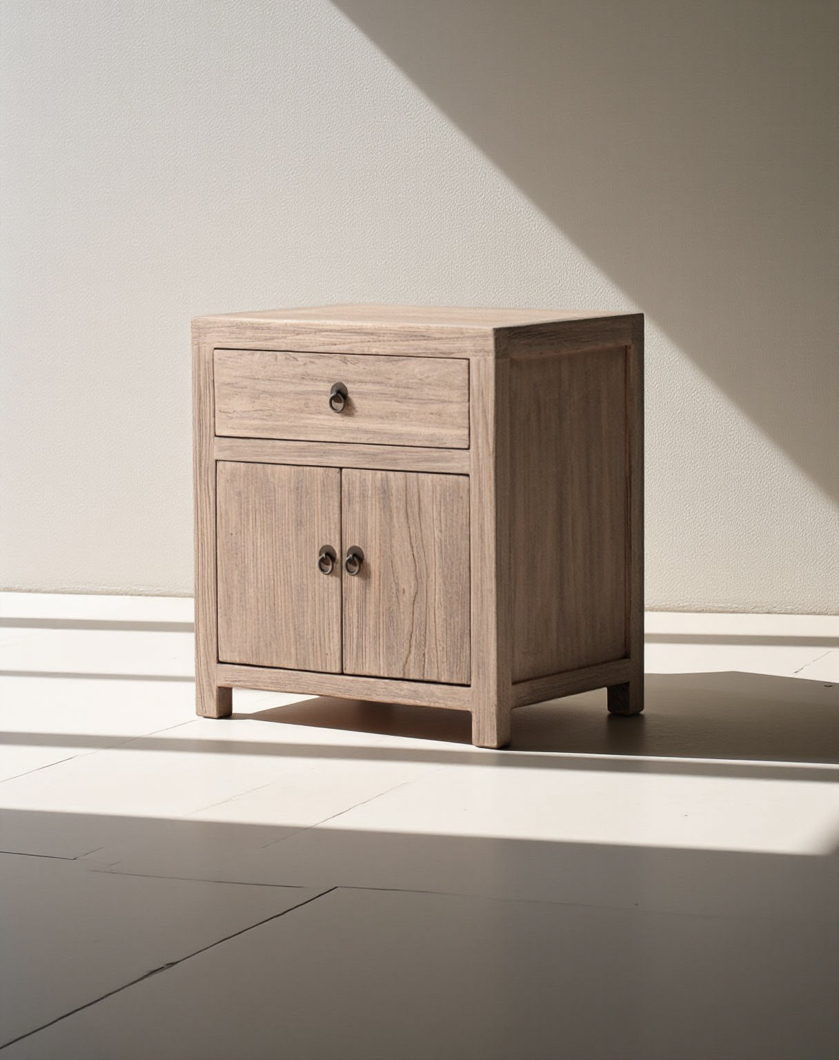 EUCALI NATURAL ELM BED SIDE