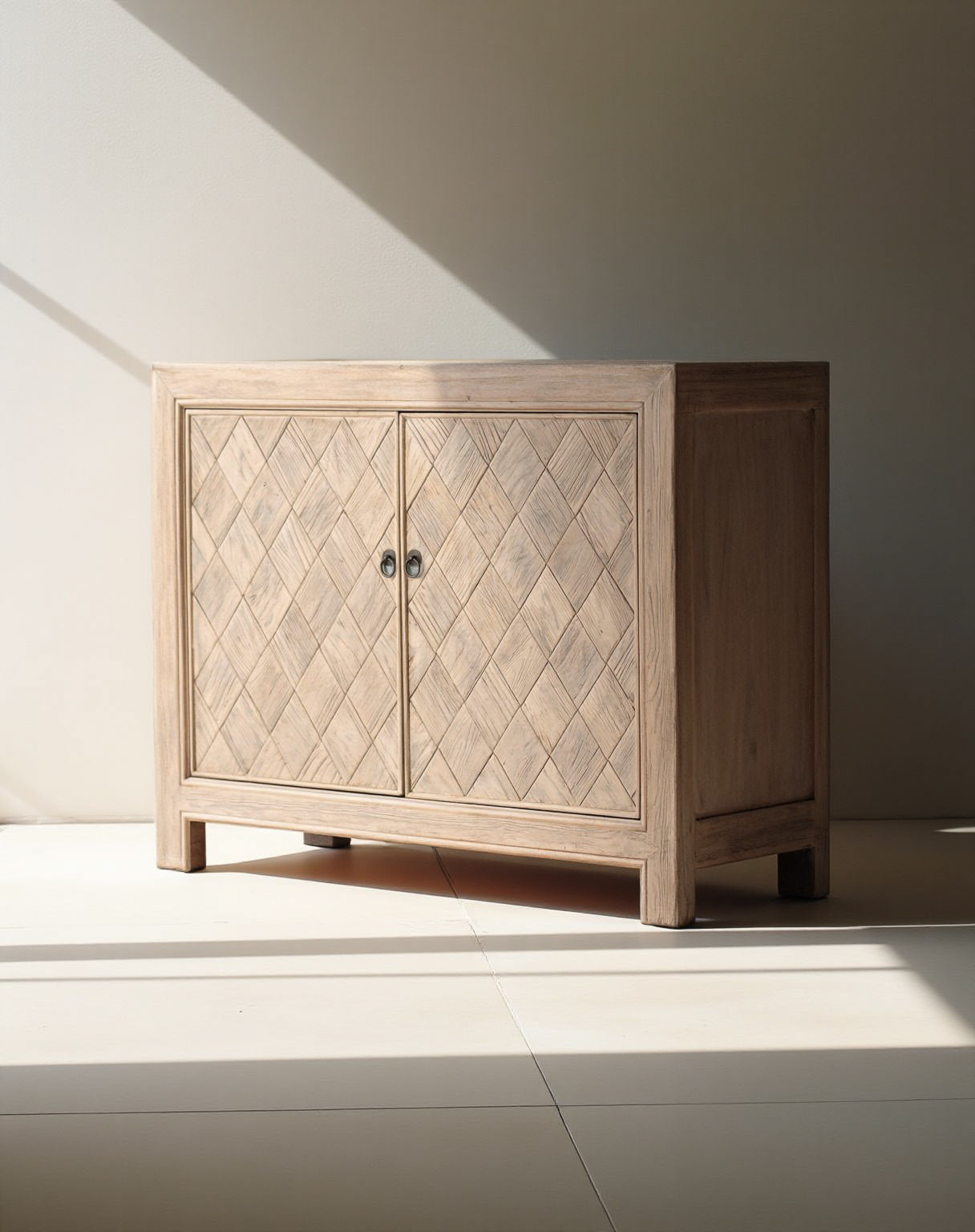 TRAVA NATURAL ELM 2 DOOR CABINET