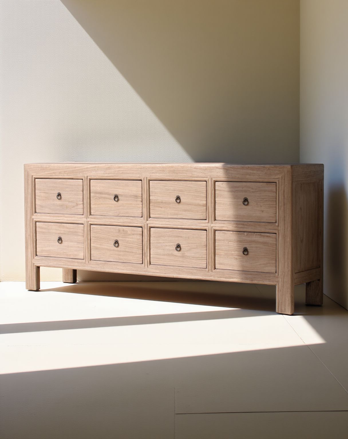 RUZA NATURAL ELM CHEST OF DRAWERS