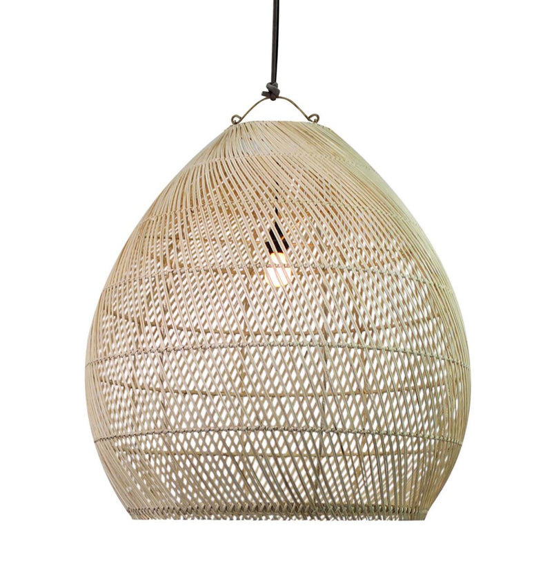 Coconut Woven Lamp Natural - Large